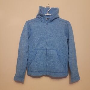 MEC POLARTEC‎ PRO Fleece sweater,jacket,heather blue,Youth kids 14